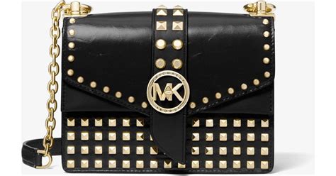 michael kors black patent crossbody bag